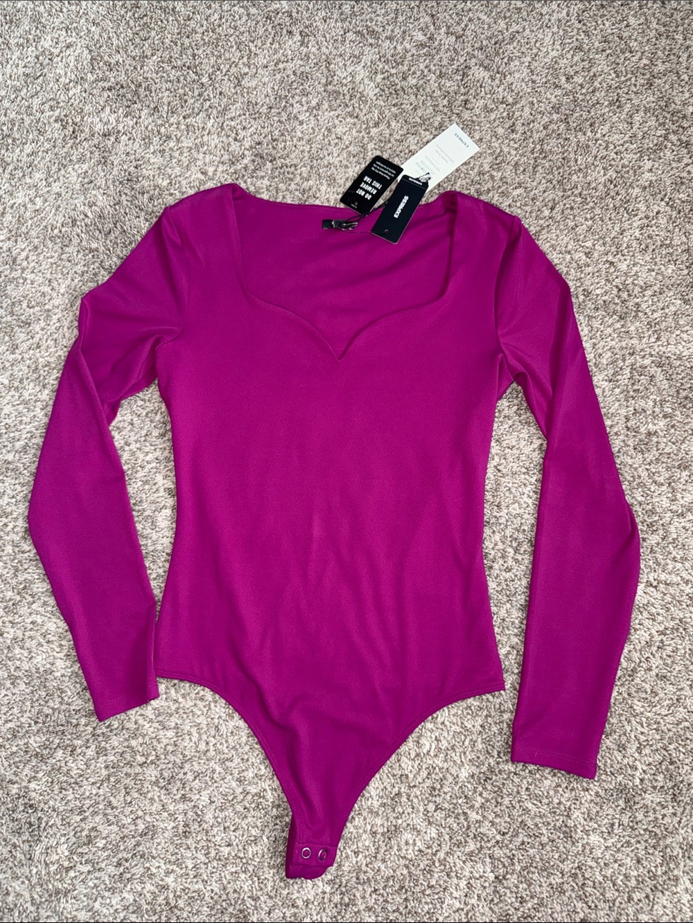 Express Body Contour Collection Bodysuit Small NWT